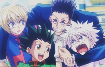 kurapika, gon, leorio, killua (hxh)